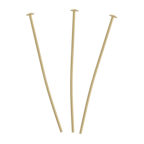 19x0.45mm Gold filled Head pins x10