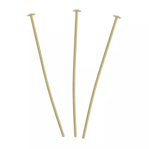 19x0.45mm Gold filled Head pins x10