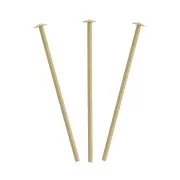 19x0.55mm Gold filled Head pins x10