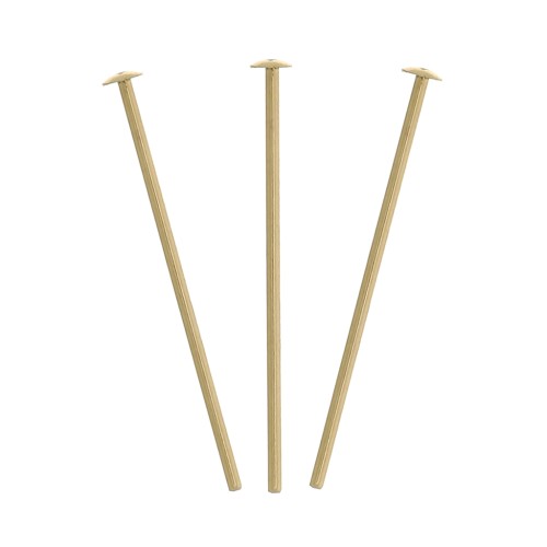 19x0.55mm Gold filled Head pins x10