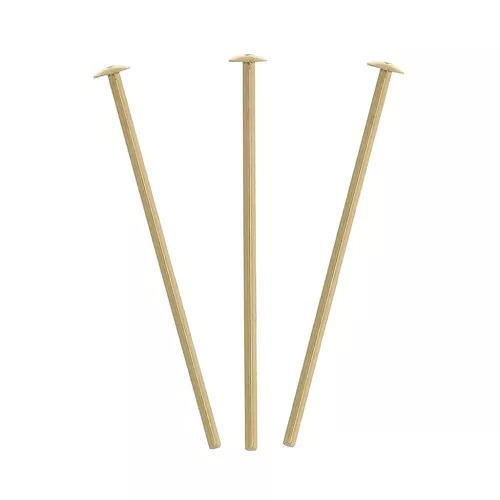 19x0.55mm Gold filled Head pins x10