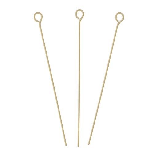 27x0.35mm Gold filled Eye pins x10
