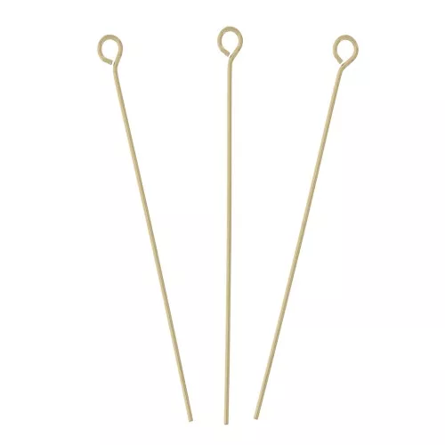 27x0.35mm Gold filled Eye pins x10