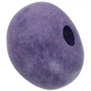 Ceramics bead 15mm Mat Purple