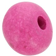Ceramics bead 15mm Mat Fuchsia|raw }}
