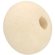 Ceramics bead 15mm Mat Cream