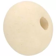 Ceramics bead 15mm Mat Cream
