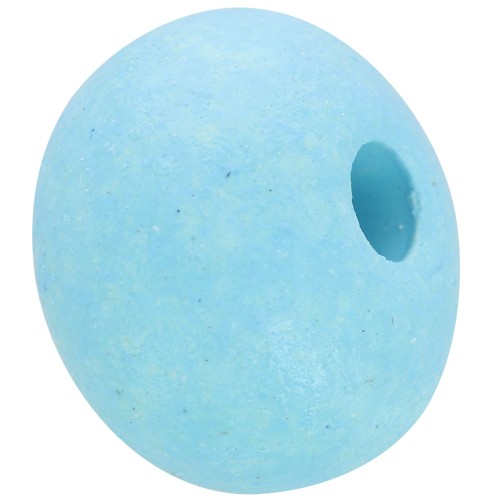 Ceramics bead 15mm Mat Aquamarine