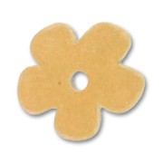 Ceramics flower 25mm Mat Ochre|raw }}