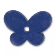 Ceramics Butterfly 22x30mm Matt Navy x1
