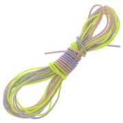 1mm Nylon braided thread - Neon Yellow - Pink - Purple x2.90m
