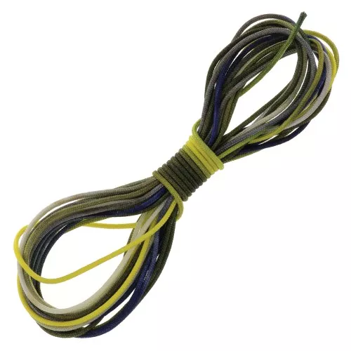 1mm Nylon braided thread - Gradient Green - Dark Blue - Beige x2.90m