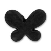 Ceramics Butterfly 16x22 mm Matt Black x1