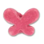 Ceramics Butterfly 16x22 mm Matt Rose x1