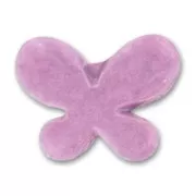 Ceramics Butterfly 16x22 mm Matt Mauve x1