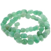 6mm Gemstone Irregular Nugget beads - Aventurine x40cm|raw }}