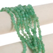 6mm Gemstone Irregular Nugget beads - Aventurine x40cm