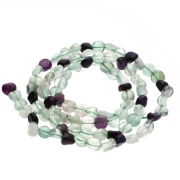 Irregular 5 mm Fluorite-Look Nugget Beads x 40 cm
