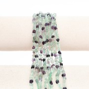 Irregular 5 mm Fluorite-Look Nugget Beads x 40 cm