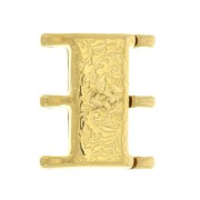 19x16mm Cymbal Magnetic clasp for beads seed beads 8/0 Nisida III - Gold Ton|raw }}