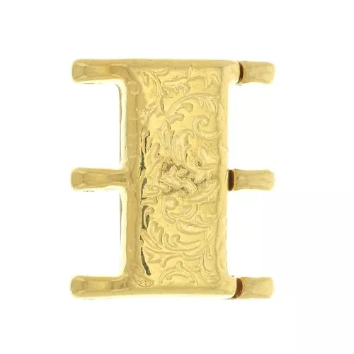 19x16mm Cymbal Magnetic clasp for beads seed beads 8/0 Nisida III - Gold Ton