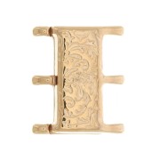 19x16mm Cymbal Magnetic clasp for beads seed beads 8/0 Nisida III - Rose Gold x1