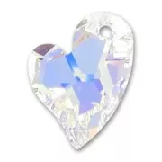 PureCrystal Asymetrical 6261 Heart 27mm Crystal AB x1
