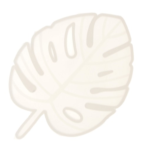 12x8cm Silicone mould to make a leaf of Philodendron resin x1
