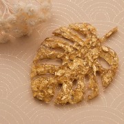 12x8cm Silicone mould to make a leaf of Philodendron resin x1