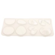 17x8cm Silicone mould for making flat and raised resin cabochons x1|raw }}