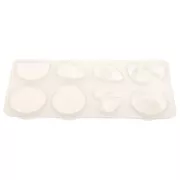 17x8cm Silicone mould for making flat and raised resin cabochons x1