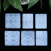 14x14cm Silicone mould n°10 to make resin earrings x1