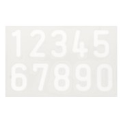 8x5cm Silicone mould for making resin numbers x1