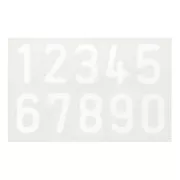 8x5cm Silicone mould for making resin numbers x1