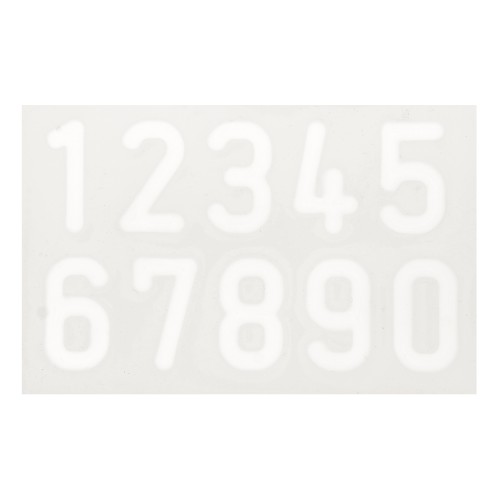 8x5cm Silicone mould for making resin numbers x1