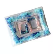 13x10cm Silicone mould to make 3 resin baroque style photo frames x1