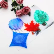 82x82mm Silicone mold for resin - Geode shape x1