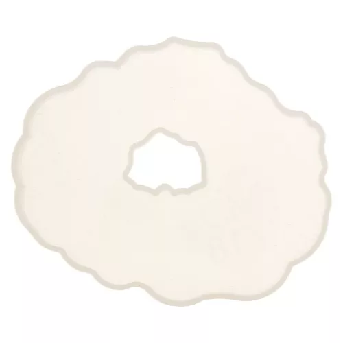 106x128mm Silicone mold for resin - hollow geode shape x1
