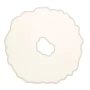 128x128mm Silicone mold for resin - hollow geode shape x1