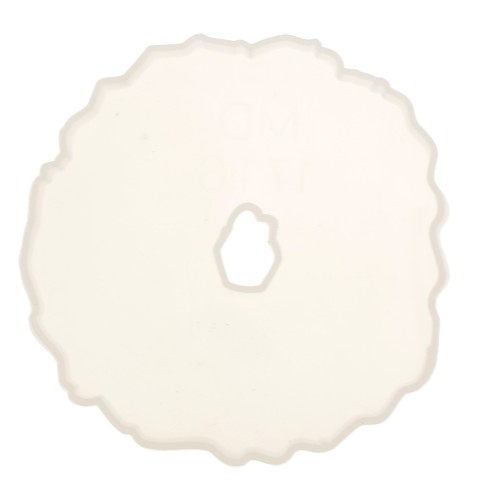 122x122mm Silicone mold for resin - hollow geode shape x1