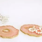 122x122mm Silicone mold for resin - hollow geode shape x1