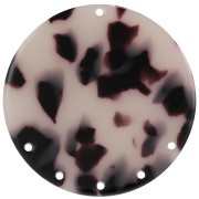 43mm Acetate Pendant - Tortoise shell - Beige - Black x1|raw }}