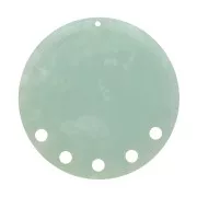 43mm Acetate Pendant - Tortoise shell - Pearly Mint x1