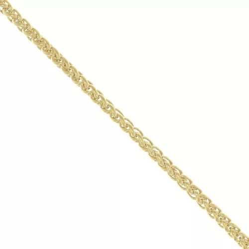 4.3mm Rope Mesh Chain - 3 micron Gold Plated x20cm