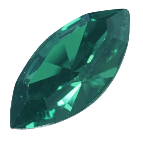 PureCrystal Navette 15x7mm Emerald