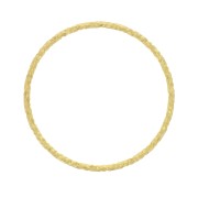 10mm Diamond effect Round Mounting ring for beadweaving - Fine Gold Plated x1|raw }}