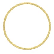 20.5mm Diamond effect Round Mounting ring for beadweaving - Fine Gold Plated x1|raw }}