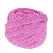 Shibori silk twill Ribbon - Solid Pink x10cm