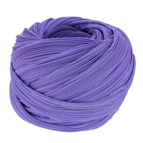 Shibori silk twill Ribbon - Solid Purple x10cm