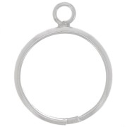 925 Sterling Silver Ring with 1 loop x1|raw }}